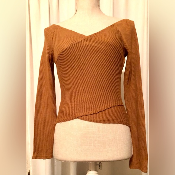 WINDSOR Women’s (Long Sleeve) Blouse In Light Brown Size Medium - Picture 4 of 11